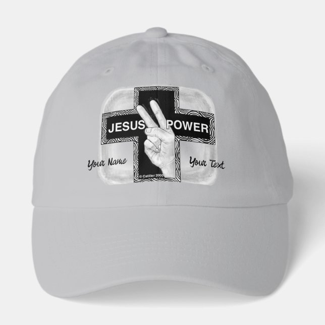  Jesus Power Christian Hat (Front)