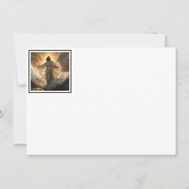 Jesus Prayer Flat Note Card  (Front)
