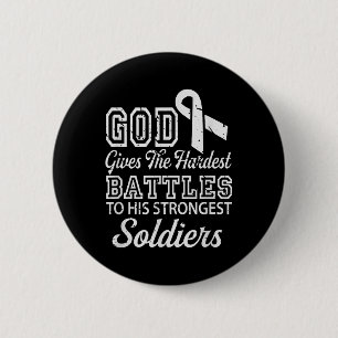 Jesus Prayer Lung Cancer Warrior Gift Lung Cancer Button