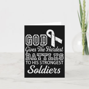 Jesus Prayer Lung Cancer Warrior Gift Lung Cancer  Card