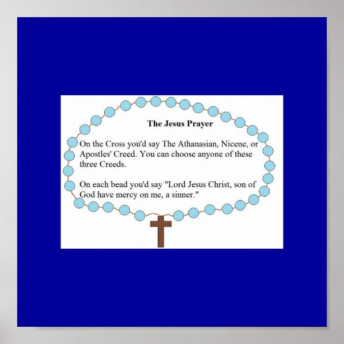 Jesus Prayer Poster