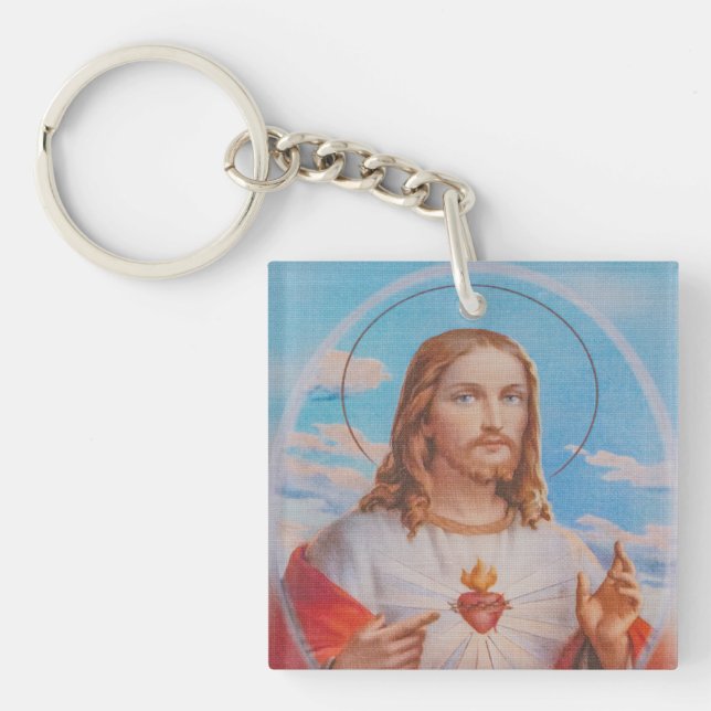 Jesus prayer traditional  keychain (Front)