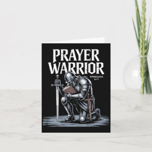 Jesus Prayer Warrior Christian Armor Of God Son Gr Card