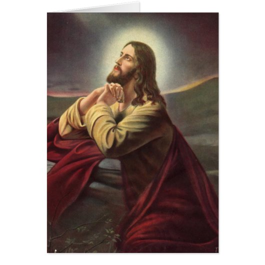 Jesus Praying Cards (Front)