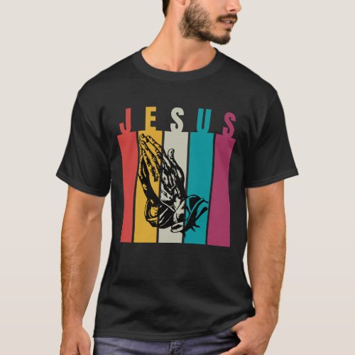 Jesus Praying Hands T_Shirt