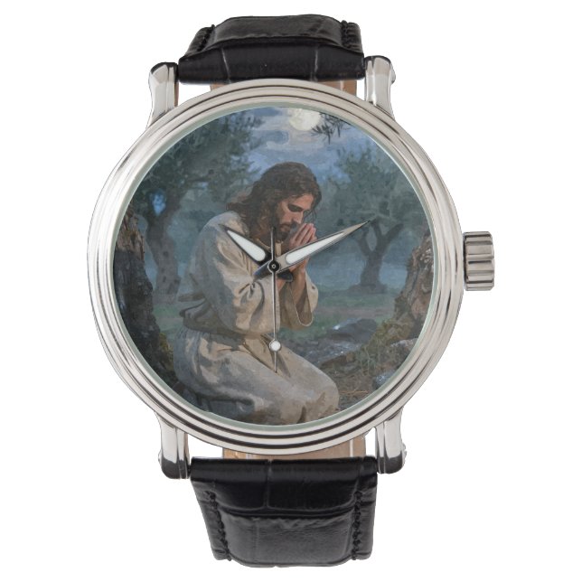 Jesus Praying Watch (Front)