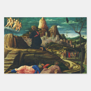 Jesus prays in the Garden of Gethsemane Wrapping Paper Sheets