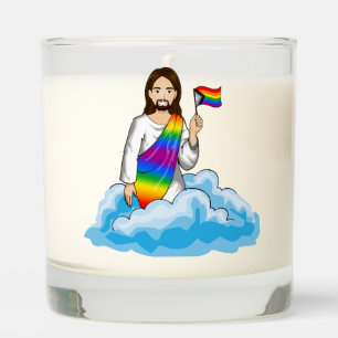 Jesus Pride LGBTQ Humor Scented Candle