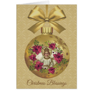 Jesus Prince of Peace Christmas Floral Wreath Cards