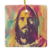 Jesus Print Ornament