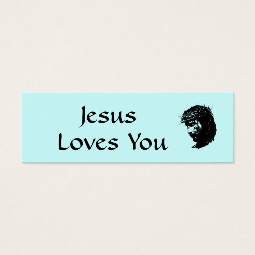 Jesus Profile Card Business Card Template