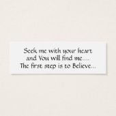 Jesus Profile Card (Back)