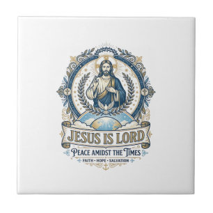 Jesus Prophecy Eschatology Vintage Shirt Christian Ceramic Tile