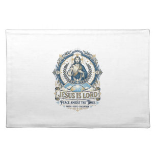 Jesus Prophecy Eschatology Vintage Shirt Christian Cloth Placemat