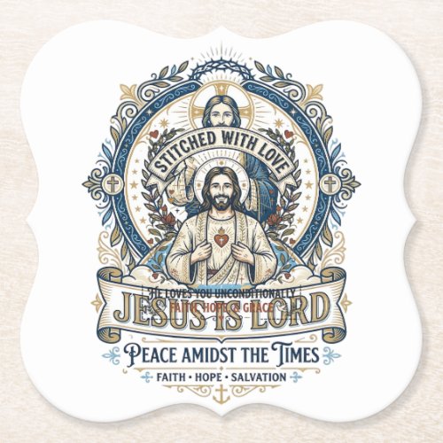 Jesus Prophecy Eschatology Vintage Shirt Christian Paper Coaster