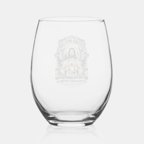 Jesus Prophecy Eschatology Vintage Shirt Christian Stemless Wine Glass