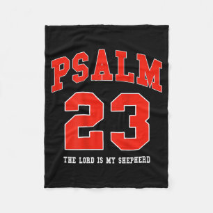 Jesus Psalm 23 The Lord Is My Shepherd Christian ( Fleece Blanket