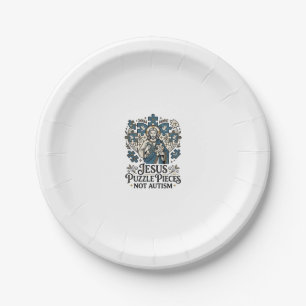 Jesus Puzzle Pieces Not Autism Jesus Puzzle Pieces Paper Plates