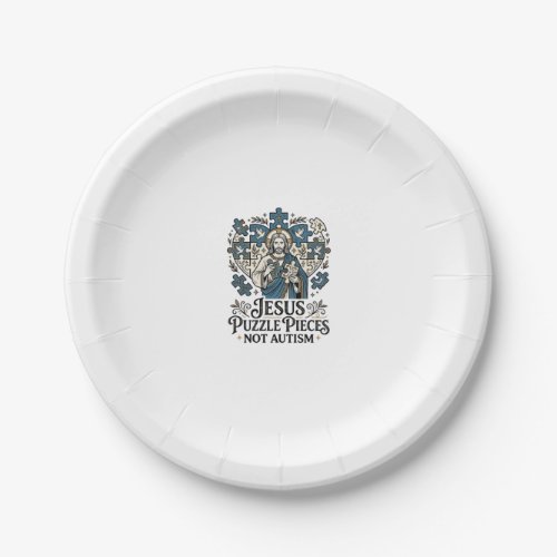 Jesus Puzzle Pieces Not Autism Jesus Puzzle Pieces Paper Plates