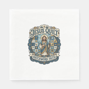 Jesus Quilt Patchwork Faith Jesus Quilt Patchwork Napkins