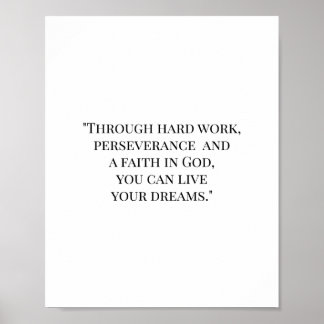 Jesus Quotes about having faith Poster