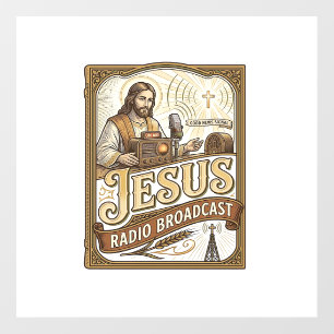 Jesus Radio Broadcast Jesus Radio Broadcast Christ Floor Decals