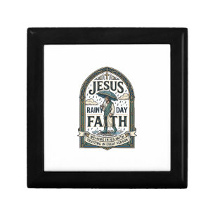 Jesus Rainy Day Faith Jesus Rainy Day Christian Fa Gift Box