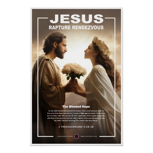 Jesus - Rapture Flowers Poster (Front)