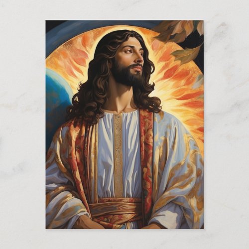  Jesus Ready Heal  Earth Universe  AP50 Cosmic Postcard