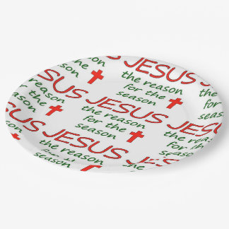 JESUS Reason for Season Paper Plates