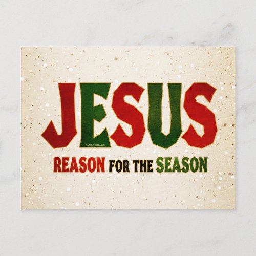Jesus Reason for Season Postcard