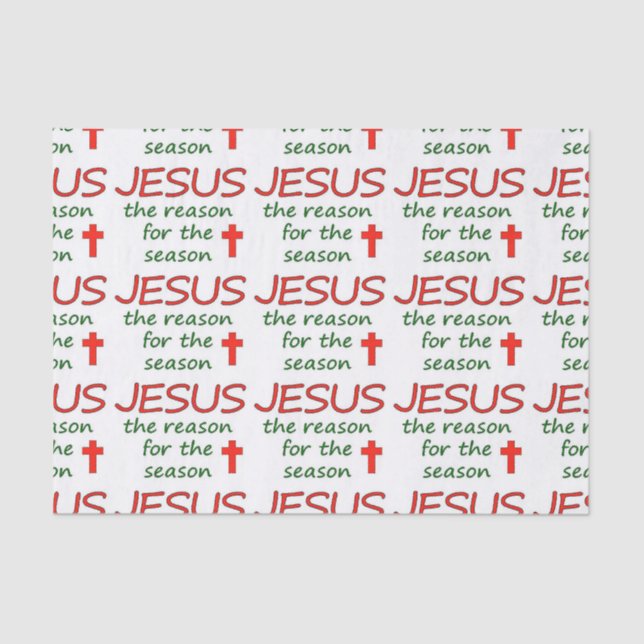 JESUS Reason for Season Tissue Paper (Front)