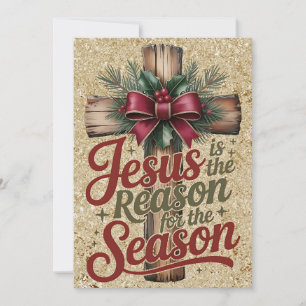 Jesus Reason Season Christmas Greeting Card