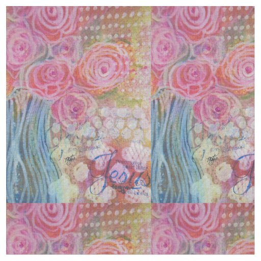 Jesus Rejoice Fabric