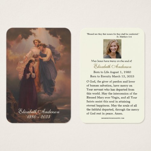 Jesus Religious Christian Funeral Holy Card 