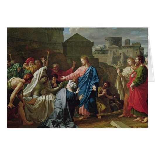 Jesus Resurrecting the Son of the Widow of Naim Cards (Front Horizontal)