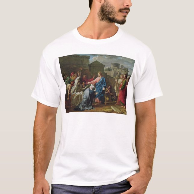 Jesus Resurrecting the Son of the Widow of Naim T-Shirt (Front)