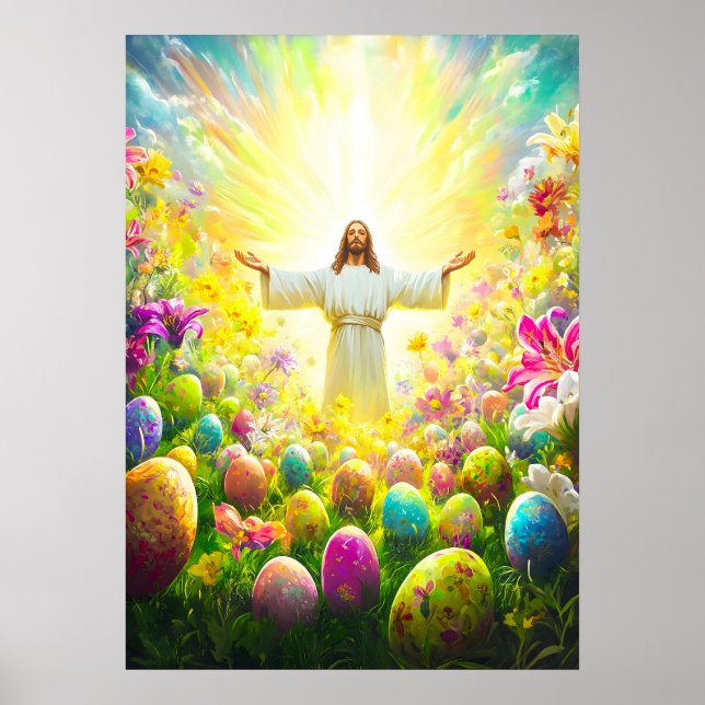 Jesus Resurrection Easter Poster (Front)
