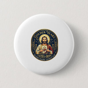 Jesus Retirement Vintage Shirt Christian Button