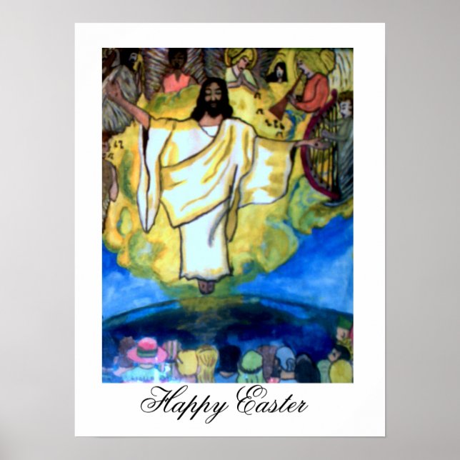 JESUS RETURNS EASTER POSTER (Front)