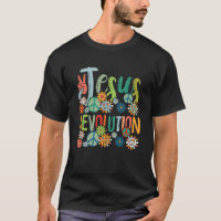 Jesus Revolution Faith Retro Groovy Flower Peace S