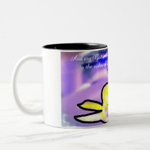 jesus rich  Two-Tone coffee mug