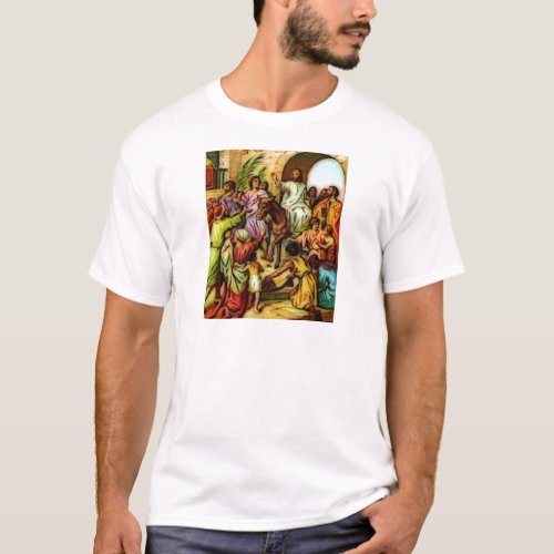 Jesus Rides the Donkey into Jerusalem T_Shirt