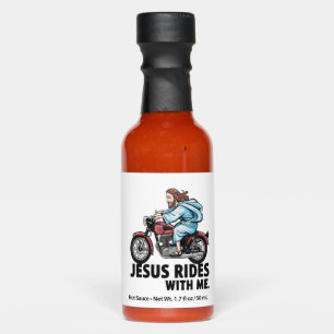 Jesus Rides with Me Hot Sauces