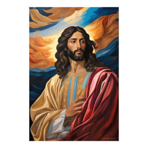 *~* Jesus Robe  Planet  Universe Earth AP50 Cosmos Photo Print