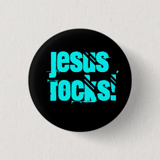 Jesus Rocks! - Customized - Customized Pinback Button