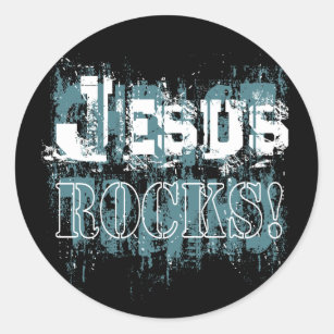 Jesus Rocks! Sticker
