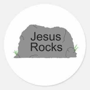 Jesus Rocks Stickers