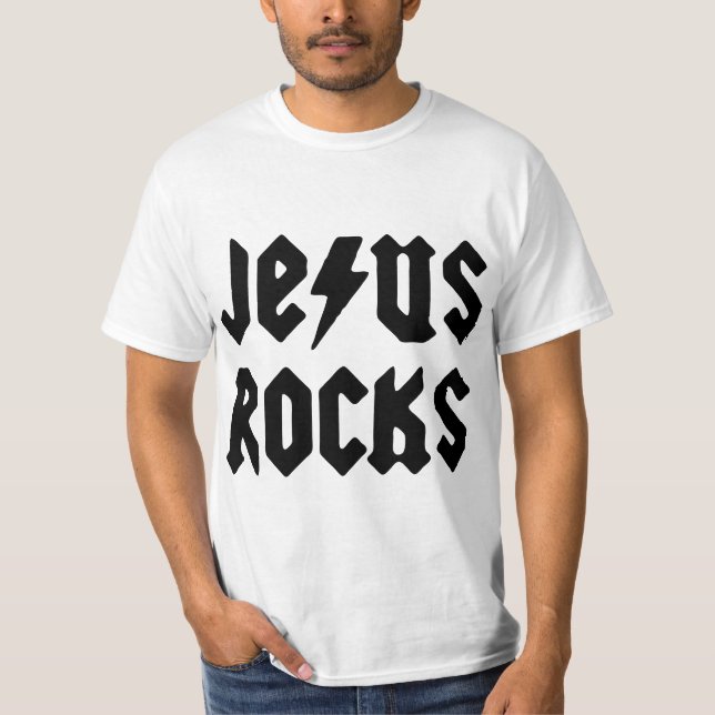 Jesus Rocks T-Shirt (Front)