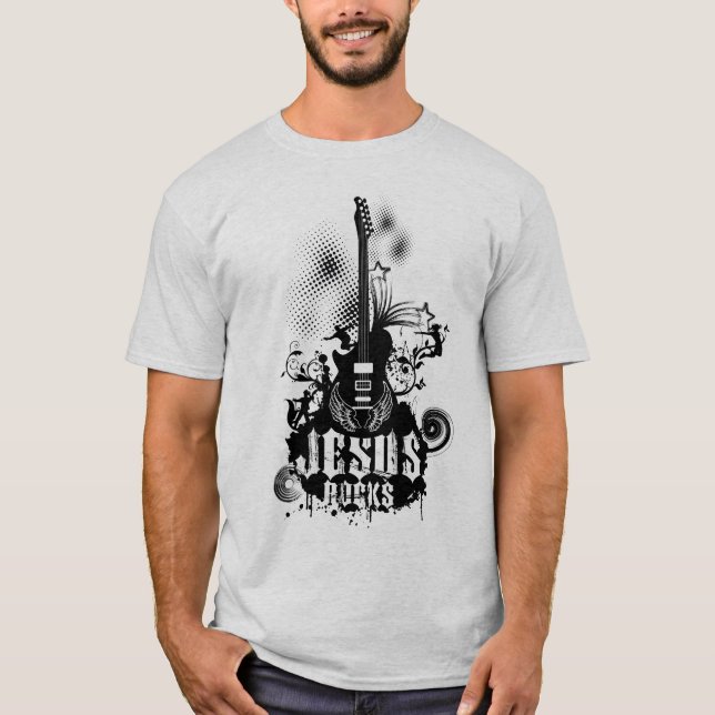 Jesus Rocks T-Shirt (Front)
